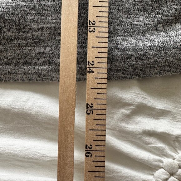 APT 9 Women's Plus Size XXL Gray Bell Sleeve Sweater Beaded Neckline Boho Hippie - Picture 11 of 12